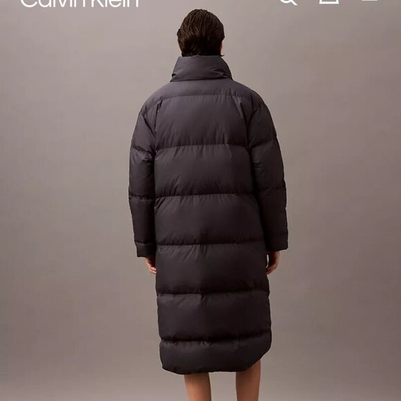Calvin Klein Long Down Puffer Jacket sz XS - Picture 15 of 15